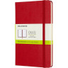 Блокнот MOLESKINE Classic Medium, нелинованный, красный QP052F2