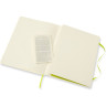 Блокнот MOLESKINE CLASSIC XLARGE нелинованный, лаймовый QP623C2